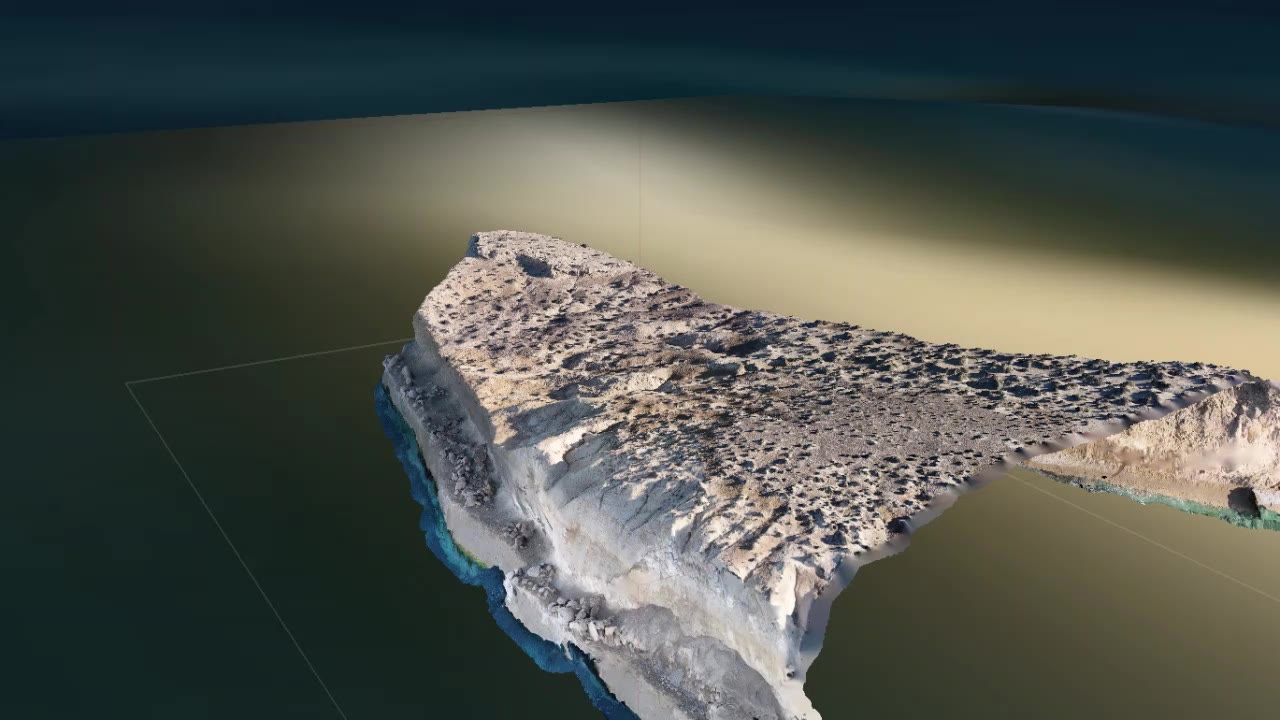Recorrido tridimensional sobre Punta Alt